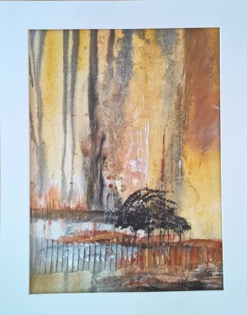 Acryl-Mischtechnik
35 x 45 cm
im Passepartout
Verkauft o. T.