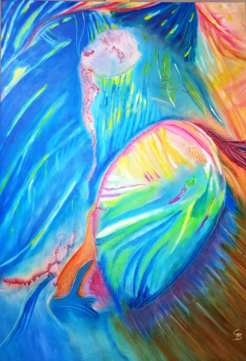 Ölmalerei
70 x 50 cm
Preis: 290 Euro Mikrokosmos II