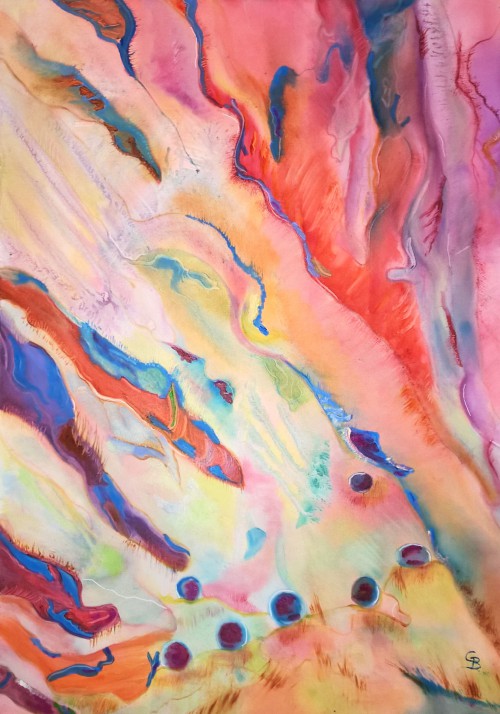 Reine Ölmalerei
70 x 50 cm
Preis: 290 Euro Mikrokosmos I