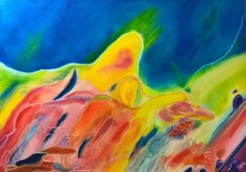 Ölmalerei
50 x 70 x 2 cm
Preis: 290 Euro Mikrokosmos III