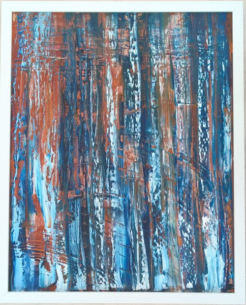 Ölbild
50 x 40 x 2 cm
Preis: 310 Euro oder als Miete 31 € monatlich The red magic forest