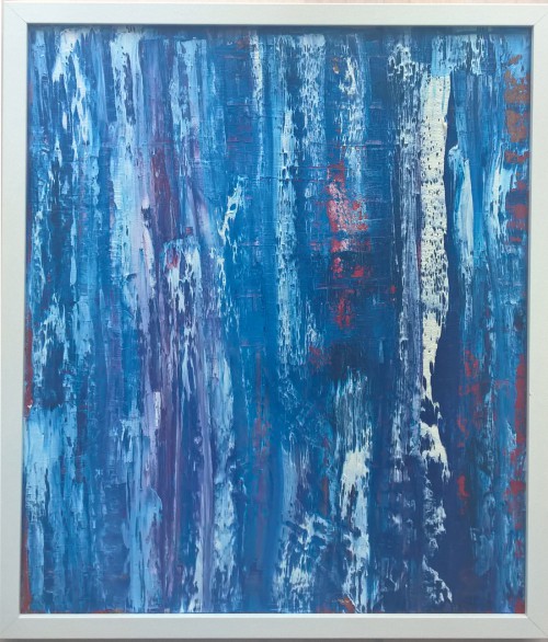 Ölbild
50 x 40 x 2 cm
Preis: 310 Euro oder als Miete 31 € monatlich The blue magic forest