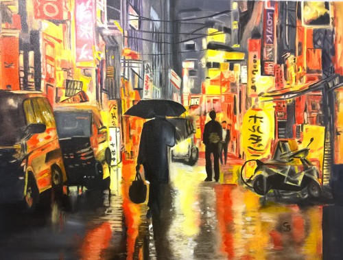 Tokyo im Regen