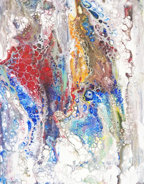 2018
Acryl-Gießtechnik / Acrylic Pouring
50x40x2 cm
Verkauft ohne Titel