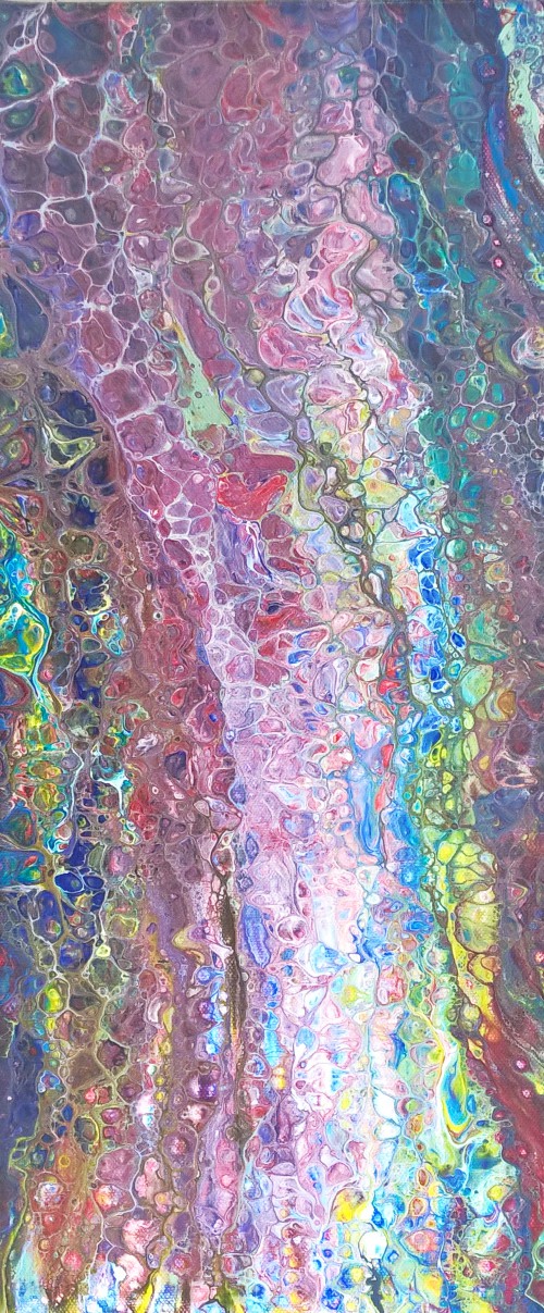 2018
Acryl-Gießtechnik / Acrylic Pouring
20x50x2 cm
150,-- € o. T.