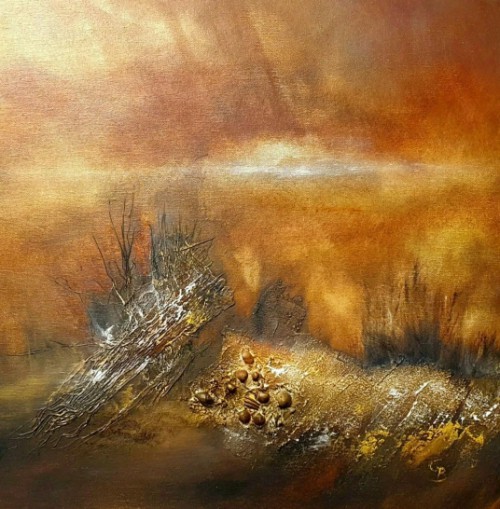 Mixed Media - Öl
Verkauft Strandgeflüster