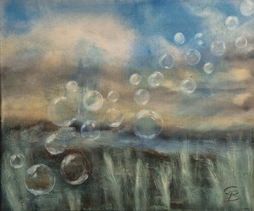 Öl auf Holzkeilrahmen mit Leinwand bespannt
60 x 50 x 4 cm
400 ,-- € oder als Mietpreis monatlich 40,-- €