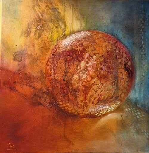 Öl auf Holzkeilrahmen mit Leinwand bespannt,
50 x 50 cm
400 ,-- € oder als Mietpreis monatlich 40,-- € Red Marble